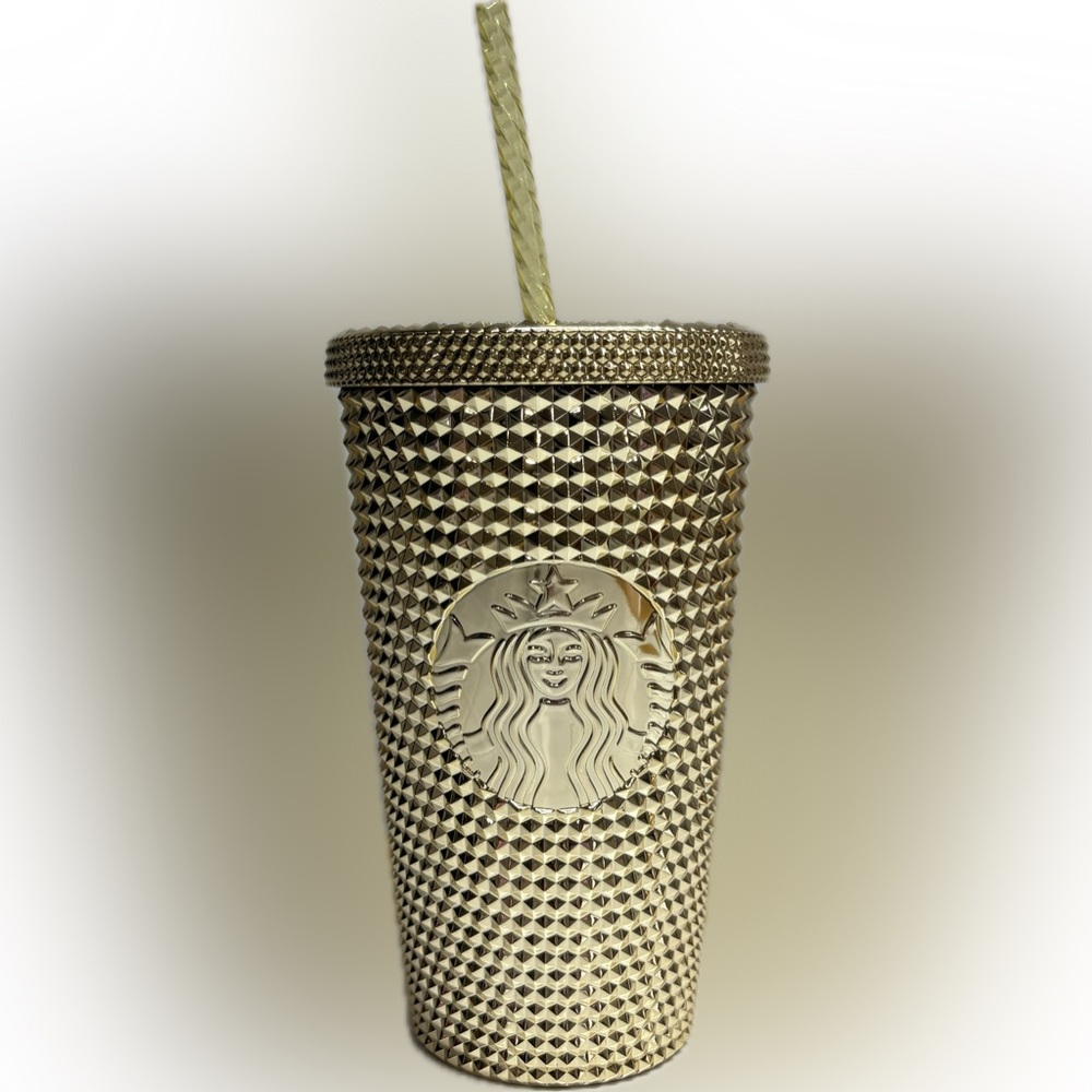 Starbucks Gold Studded Tumbler – 16oz Cold Cup